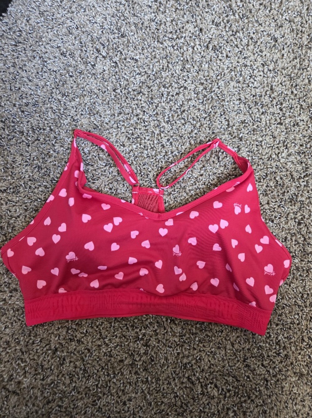 NWT Victoria's Secret PINK sports bra Size Large